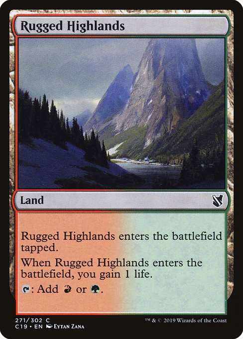 【EN】岩だらけの高地/Rugged Highlands [C19] 無C No.271
