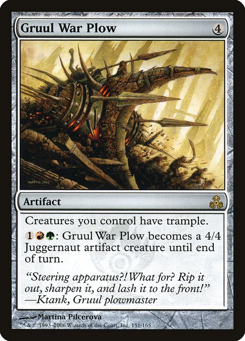 【EN】グルールの戦鍬/Gruul War Plow [GPT] 茶R No.151