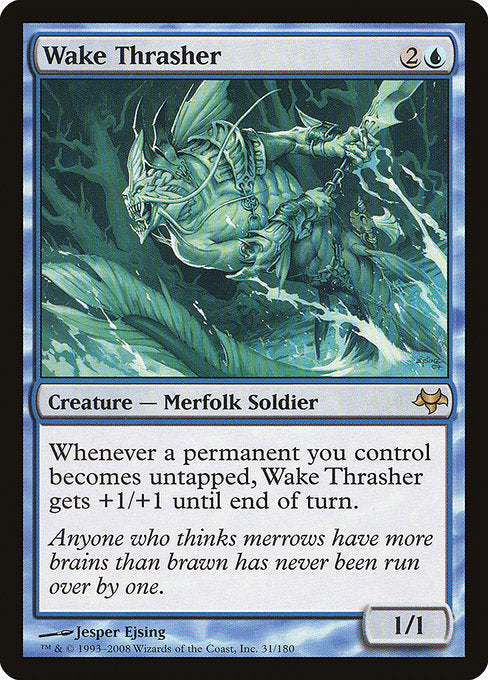 【Foil】【EN】航跡の打破者/Wake Thrasher [EVE] 青R No.31