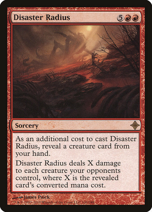 【EN】災難の範囲/Disaster Radius [ROE] 赤R No.141