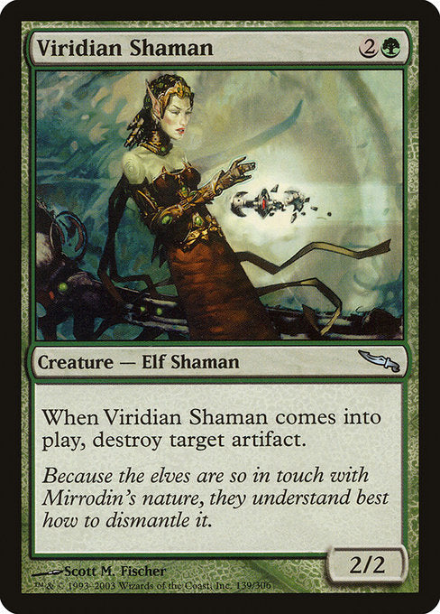 【Foil】【EN】ヴィリジアンのシャーマン/Viridian Shaman [MRD] 緑U No.139