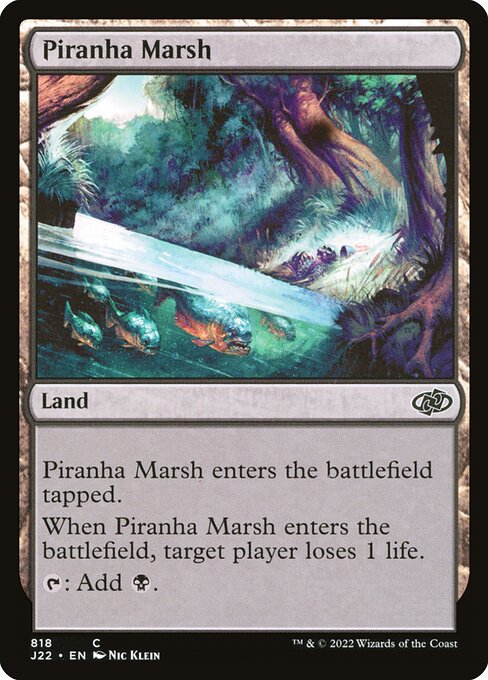 【EN】ピラニアの湿地/Piranha Marsh [J22] 無C No.818