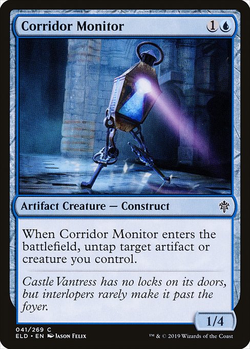 【Foil】【EN】通路の監視者/Corridor Monitor [ELD] 茶C No.41