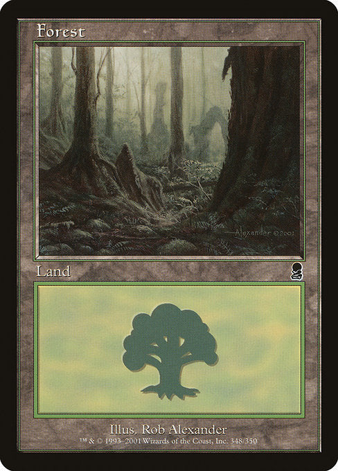 【Foil】【EN】森/Forest [ODY] 無C No.348