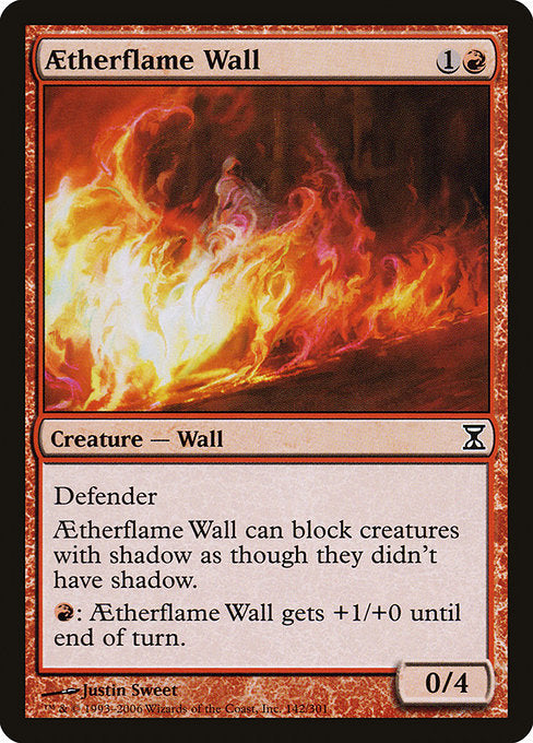 【EN】霊気炎の壁/Aetherflame Wall [TSP] 赤C No.142