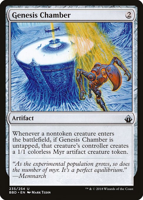 【Foil】【EN】起源室/Genesis Chamber [BBD] 茶U No.235