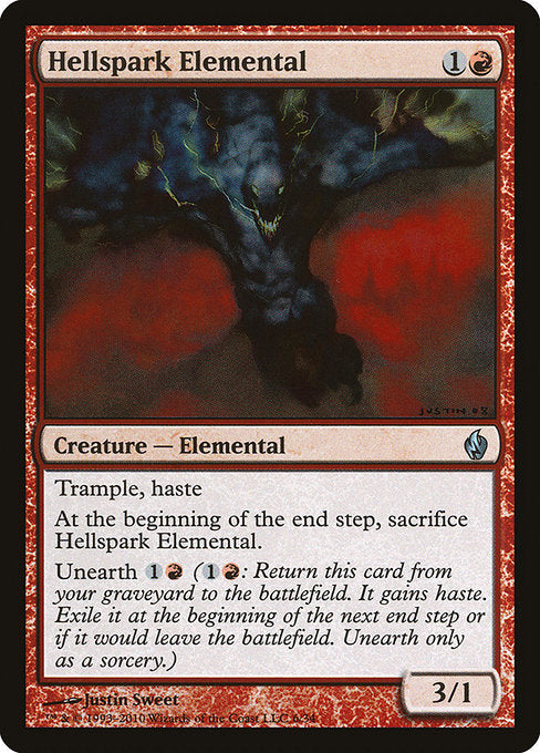 【Foil】【EN】地獄火花の精霊/Hellspark Elemental [PD2] 赤U No.6