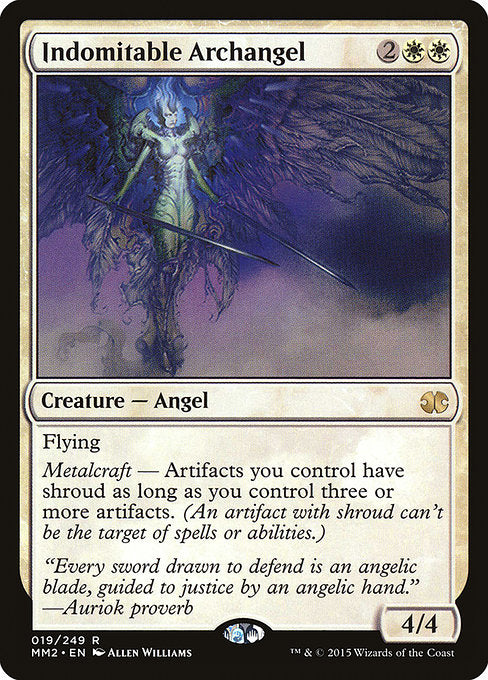 【EN】不退転の大天使/Indomitable Archangel [MM2] 白R No.19