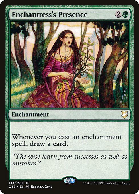 【EN】女魔術師の存在/Enchantress's Presence [C18] 緑R No.141