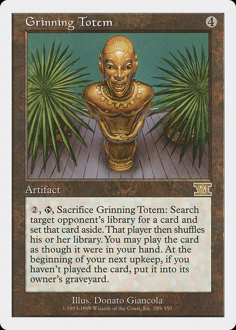 【EN】にやにや笑いのトーテム像/Grinning Totem [6ED] 茶R No.288