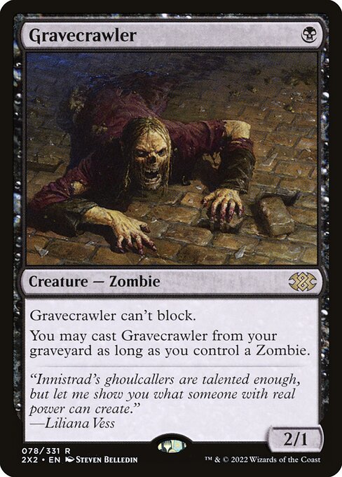 【EN】墓所這い/Gravecrawler [2X2] 黒R No.78