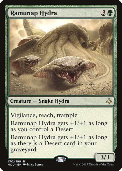 【EN】ラムナプのハイドラ/Ramunap Hydra [HOU] 緑R No.130