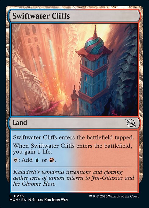 【Foil】【EN】急流の崖/Swiftwater Cliffs [MOM] 無C No.273