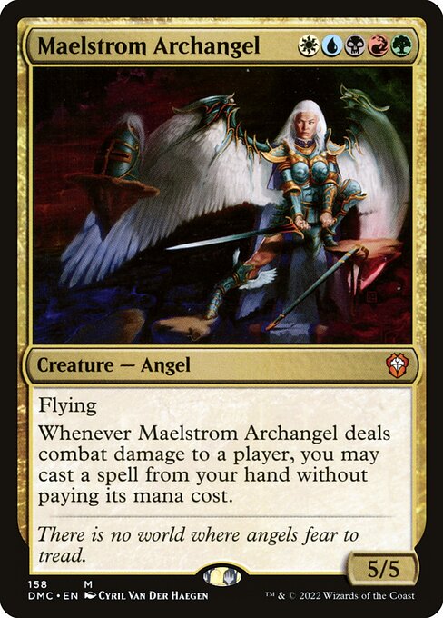 【EN】大渦の大天使/Maelstrom Archangel [DMC] 金M No.158