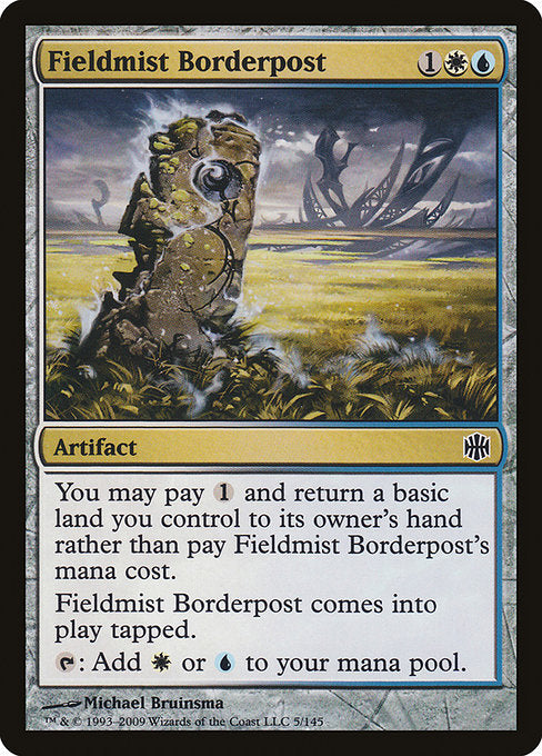 【Foil】【EN】原霧の境界石/Fieldmist Borderpost [ARB] 茶C No.5