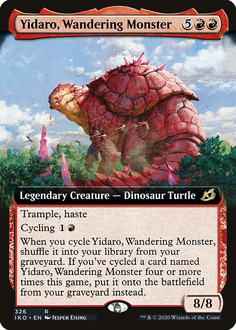 【Foil】【EN】さまよう怪物、イダーロ/Yidaro, Wandering Monster [IKO] 赤R No.326