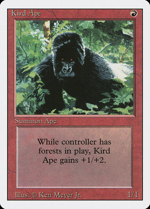 【EN】密林の猿人/Kird Ape [3ED] 赤C No.161