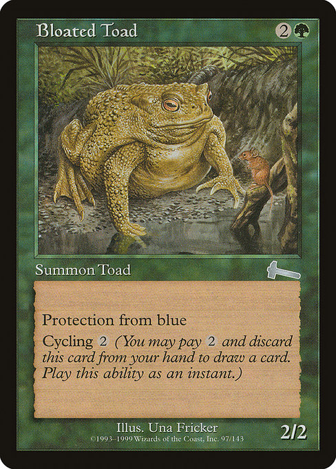 【EN】ふくれたヒキガエル/Bloated Toad [ULG] 緑U No.97