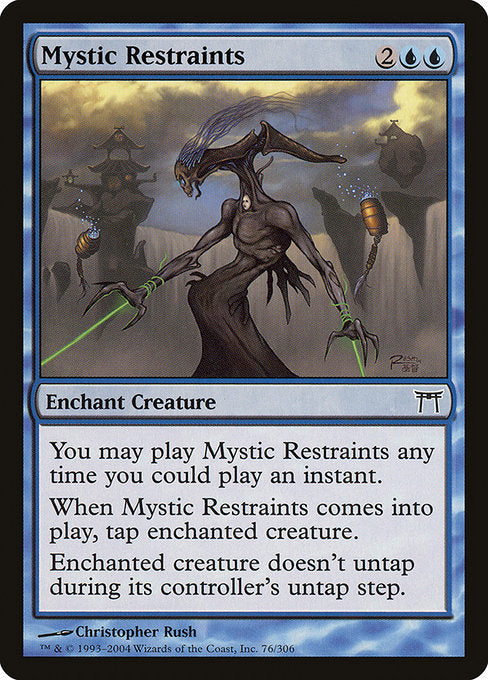 【Foil】【EN】秘教の抑制/Mystic Restraints [CHK] 青C No.76
