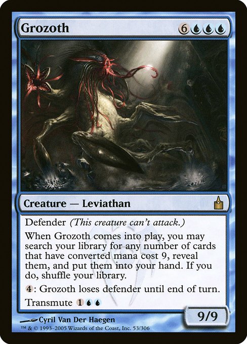 【Foil】【EN】ゴロゾス/Grozoth [RAV] 青R No.53