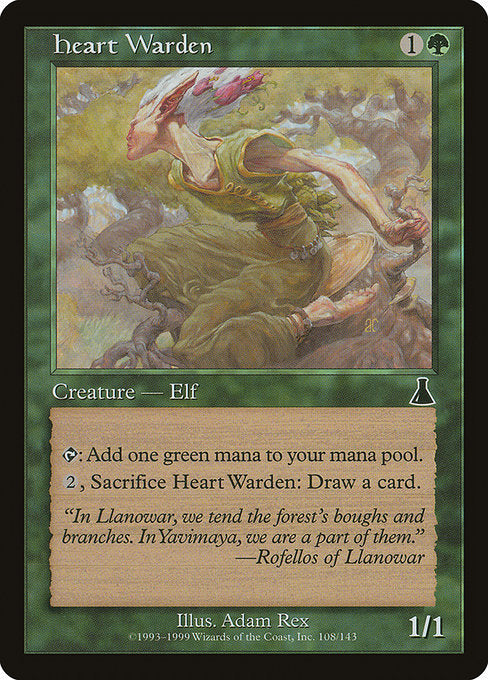 【Foil】【EN】心の管理人/Heart Warden [UDS] 緑C No.108