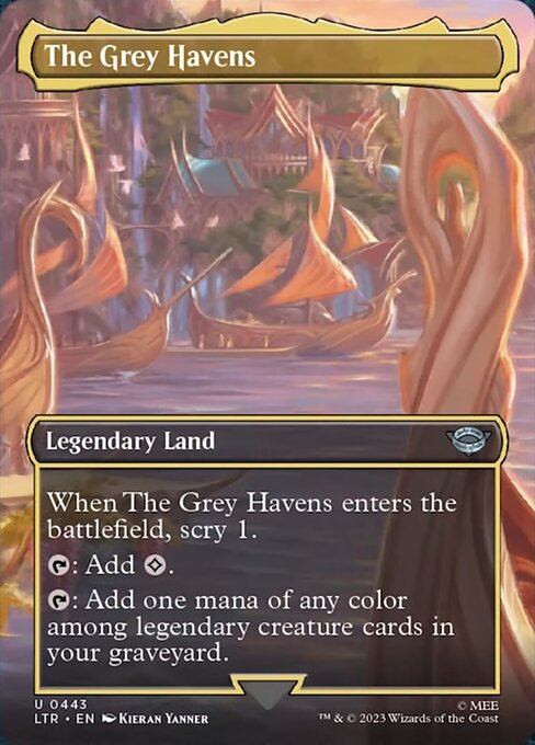 【Foil】【EN】灰色港/The Grey Havens [LTR] 無U No.443