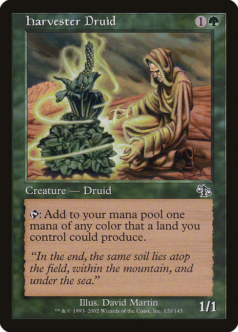 【Foil】【EN】ドルイドの収穫者/Harvester Druid [JUD] 緑C No.120