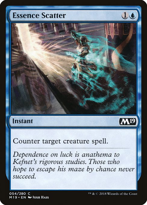 【Foil】【EN】本質の散乱/Essence Scatter [M19] 青C No.54