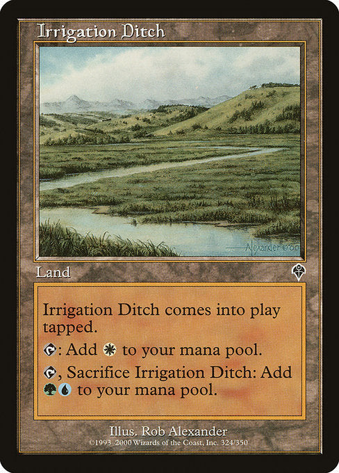 【Foil】【EN】用水路/Irrigation Ditch [INV] 無C No.324