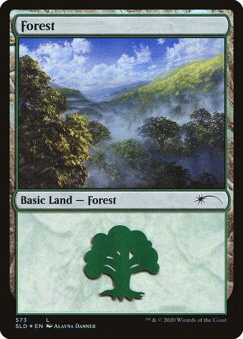 【Foil】【EN】森/Forest [SLD] 無C No.573