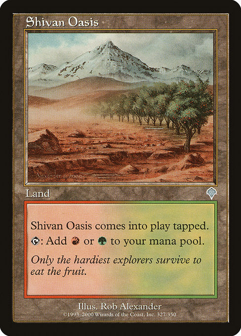 【EN】シヴのオアシス/Shivan Oasis [INV] 無U No.327