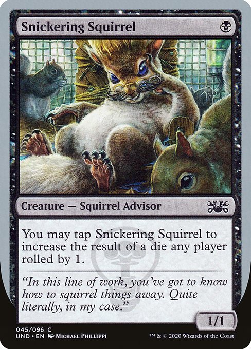 【EN】Snickering Squirrel [UND] 黒C No.45