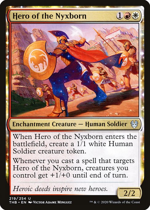 【EN】ニクス生まれの英雄/Hero of the Nyxborn [THB] 金U No.219