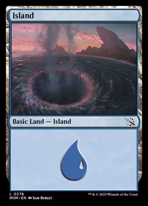 【Foil】【EN】島/Island [MOM] 無C No.278