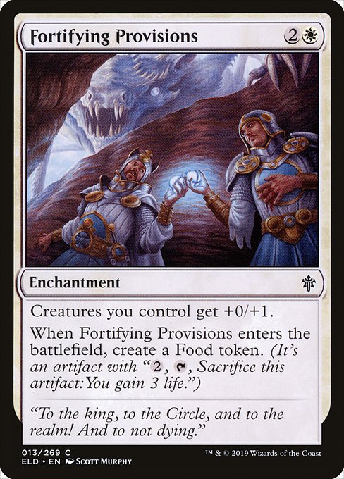 【EN】籠城の準備/Fortifying Provisions [ELD] 白C No.13