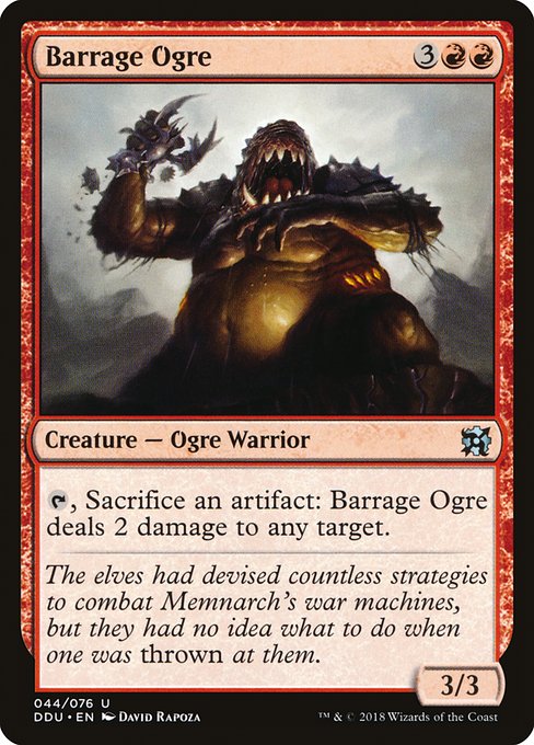 【EN】連射のオーガ/Barrage Ogre [DDU] 赤U No.44