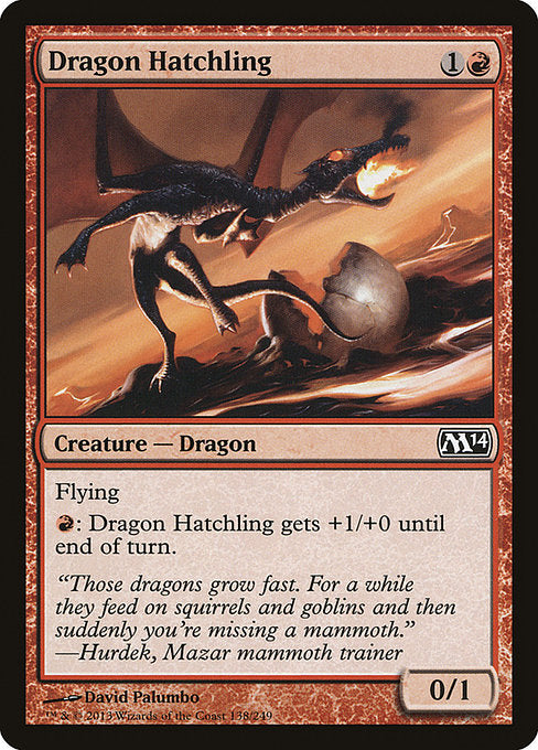 【EN】ドラゴンの雛/Dragon Hatchling [M14] 赤C No.138