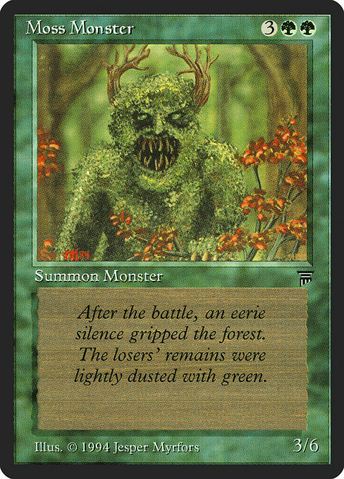 【EN】苔の怪物/Moss Monster [LEG] 緑C No.195