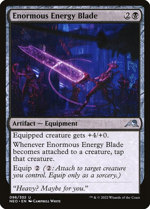 【EN】超力刃/Enormous Energy Blade [NEO] 茶U No.96