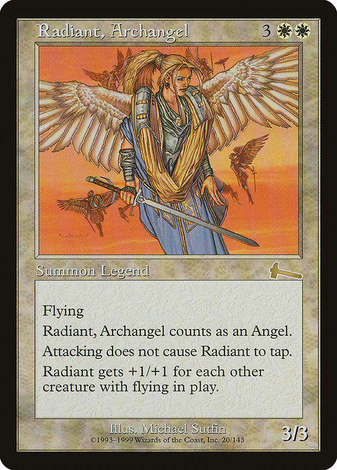 【Foil】【EN】大天使レイディアント/Radiant, Archangel [ULG] 白R No.20