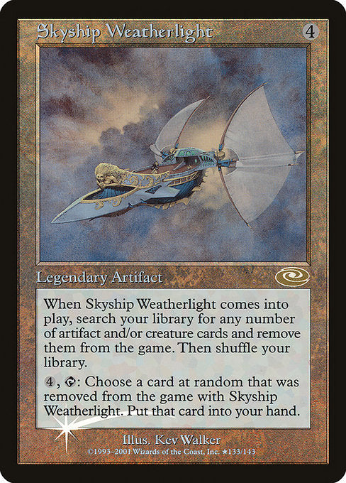 【EN】飛翔艦ウェザーライト/Skyship Weatherlight [PLS] 茶R No.133★