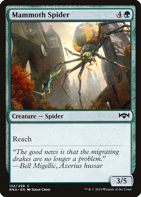 【Foil】【EN】マンモスグモ/Mammoth Spider [RNA] 緑C No.132