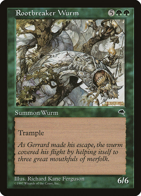 【EN】根切りワーム/Rootbreaker Wurm [TMP] 緑C No.251