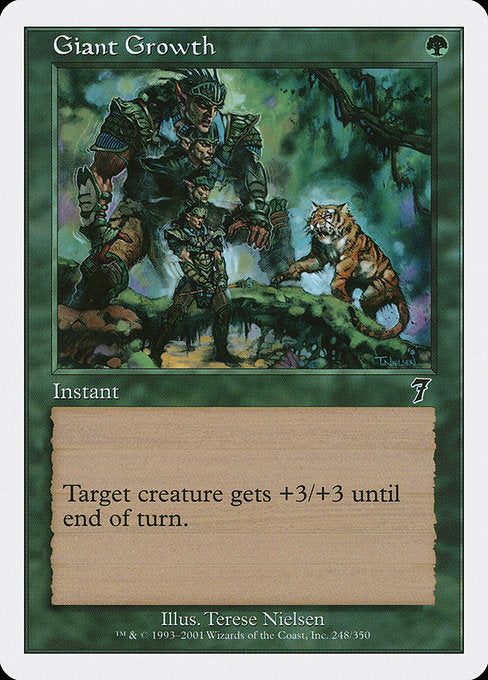 【EN】巨大化/Giant Growth [7ED] 緑C No.248