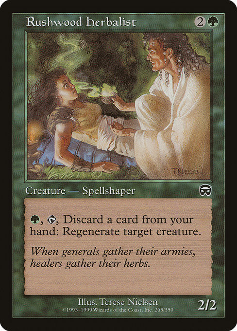 【Foil】【EN】ラッシュウッドの薬草医/Rushwood Herbalist [MMQ] 緑C No.265