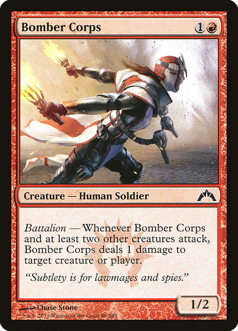 【Foil】【EN】爆弾部隊/Bomber Corps [GTC] 赤C No.86