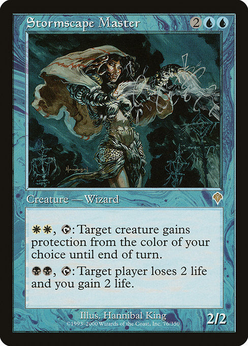 【Foil】【EN】嵐景学院の師匠/Stormscape Master [INV] 青R No.76