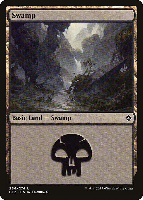 【EN】沼/Swamp [BFZ] 無C No.264a