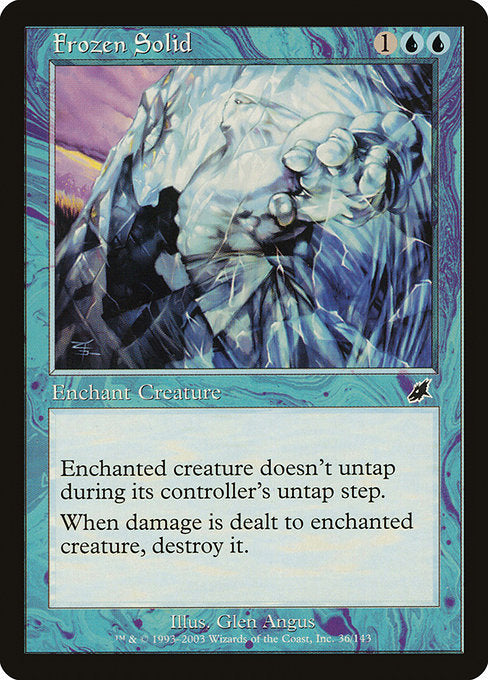 【Foil】【EN】凍結/Frozen Solid [SCG] 青C No.36