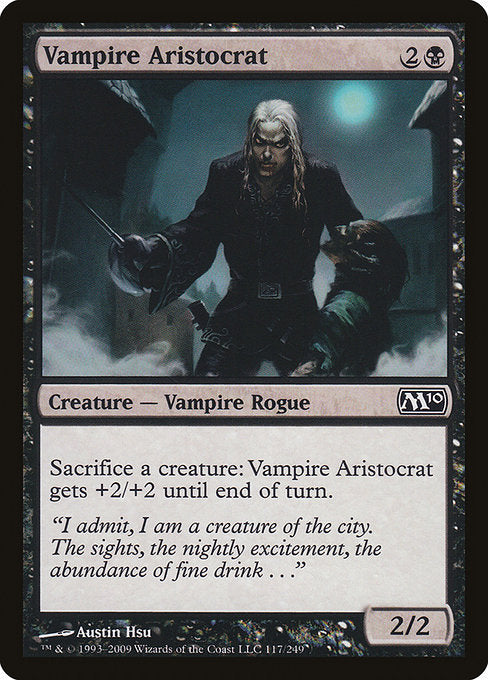 【Foil】【EN】吸血鬼の貴族/Vampire Aristocrat [M10] 黒C No.117